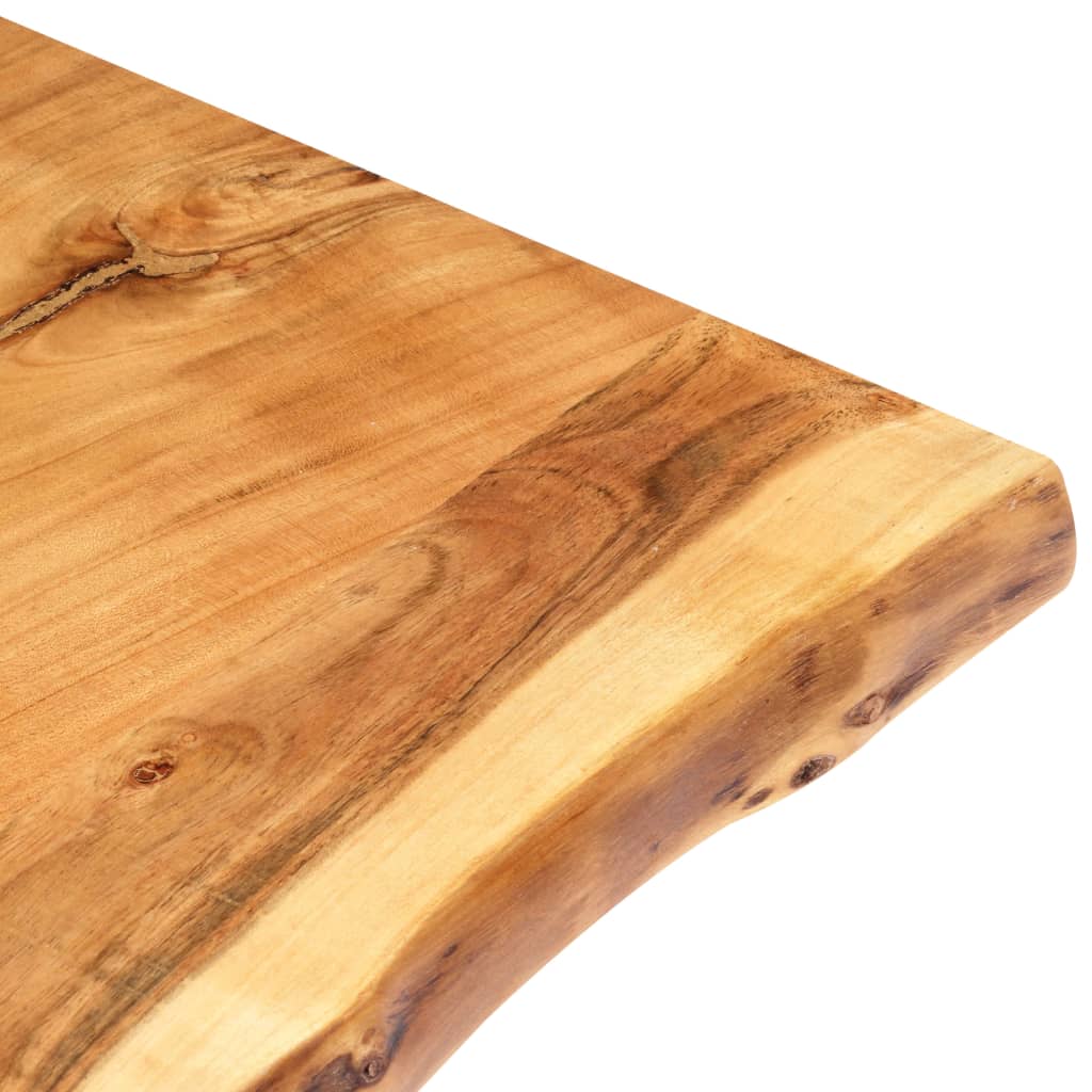 Dessus de table Bois d'acacia massif 118x(50-60)x3,8 cm - XIOS