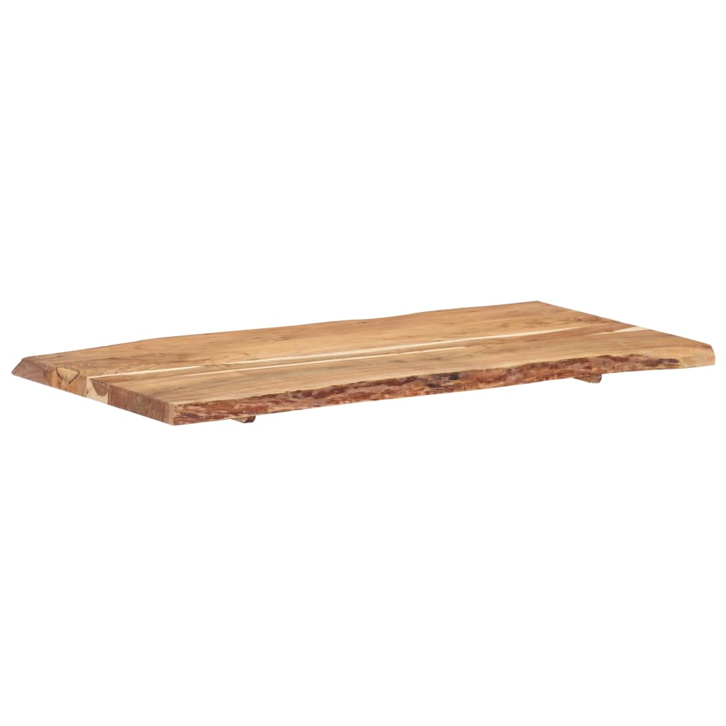 Dessus de table Bois d'acacia massif 118x(50-60)x3,8 cm - XIOS