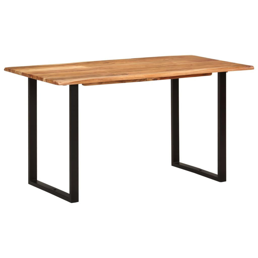 Table de salle à manger 140x70x76 cm Bois d'acacia solide - XIOS