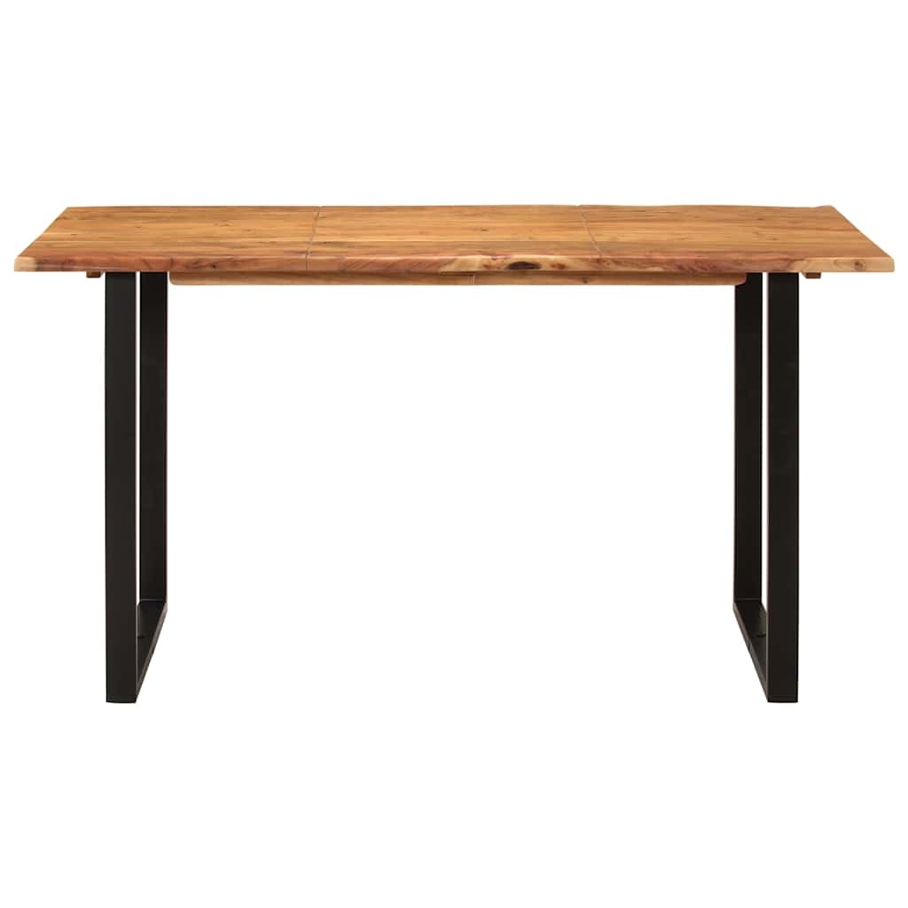 Table de salle à manger 140x70x76 cm Bois d'acacia solide - XIOS