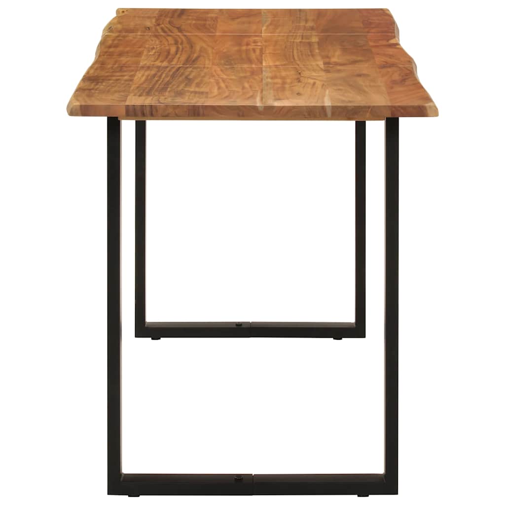Table de salle à manger 140x70x76 cm Bois d'acacia solide - XIOS