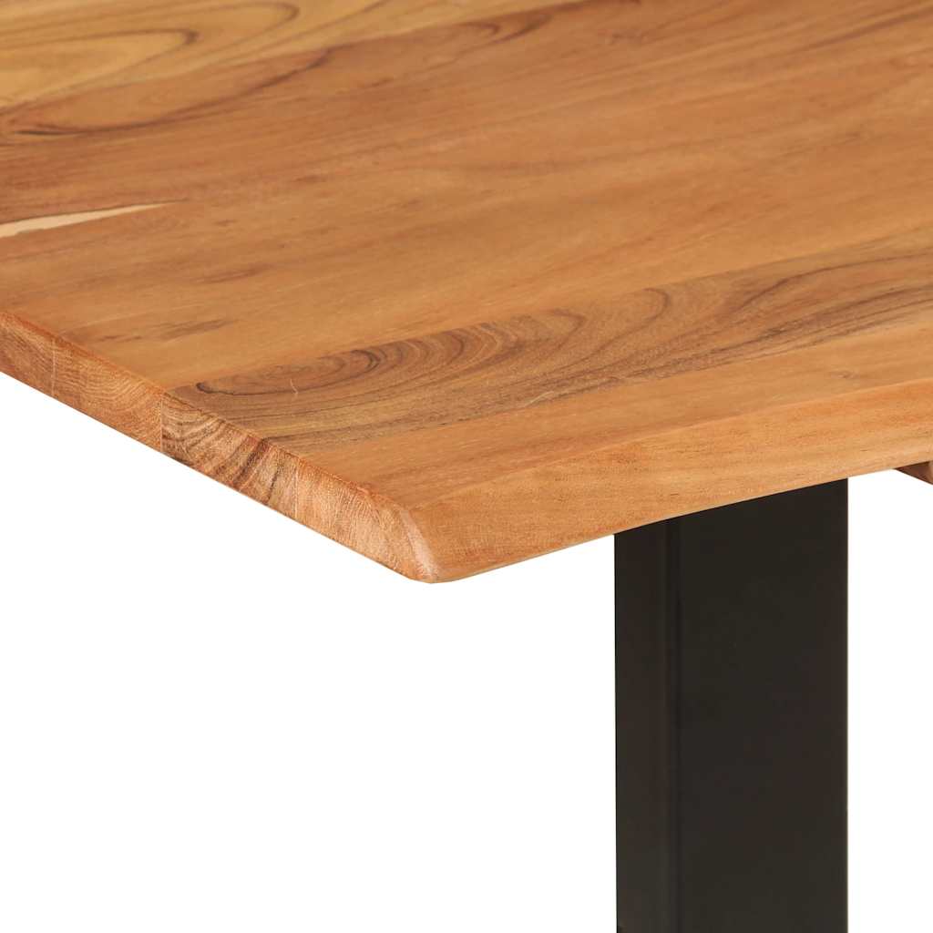 Table de salle à manger 140x70x76 cm Bois d'acacia solide - XIOS