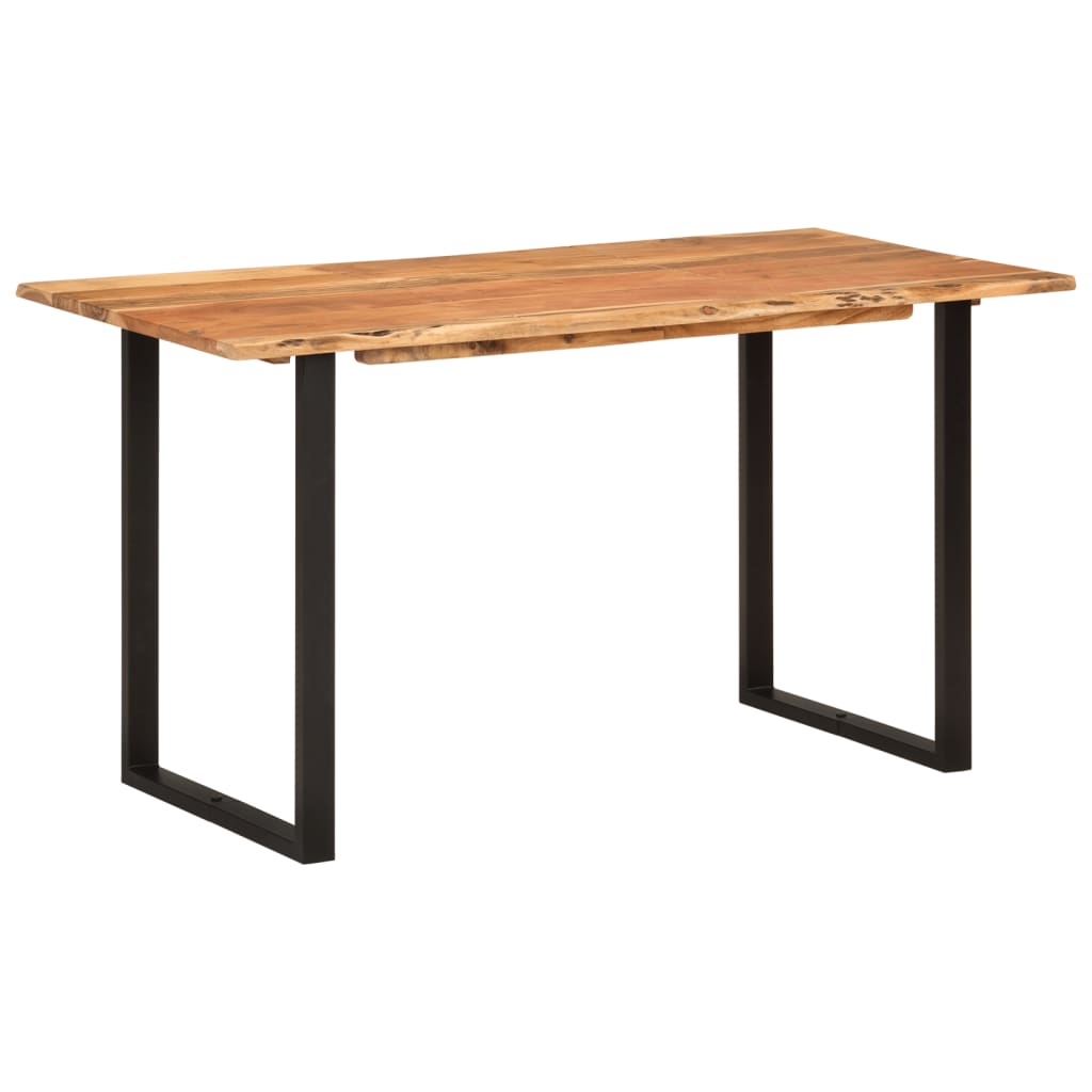 Table de salle à manger 140x70x76 cm Bois d'acacia solide - XIOS