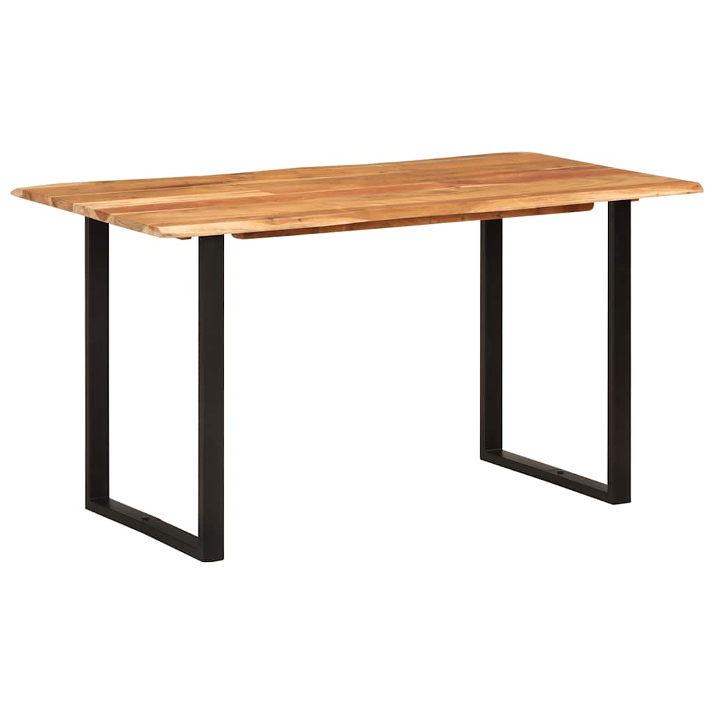 Table de salle à manger 140x70x76 cm Bois d'acacia solide - XIOS