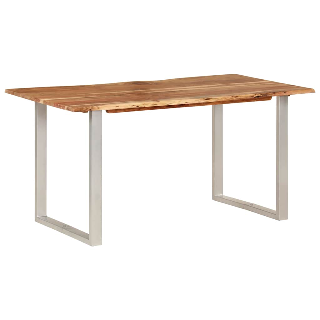 Table de salle à manger 154x80x76 cm Bois d'acacia solide