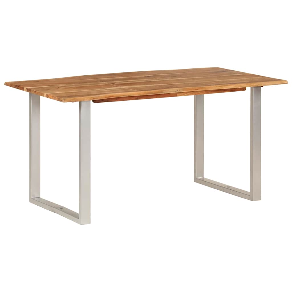 Table de salle à manger 154x80x76 cm Bois d'acacia solide - XIOS