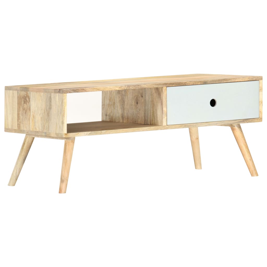 Table basse 90x50x40 cm Bois de manguier massif - XIOS