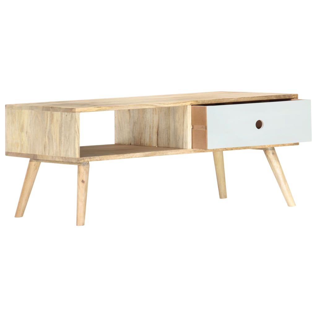 Table basse 90x50x40 cm Bois de manguier massif - XIOS