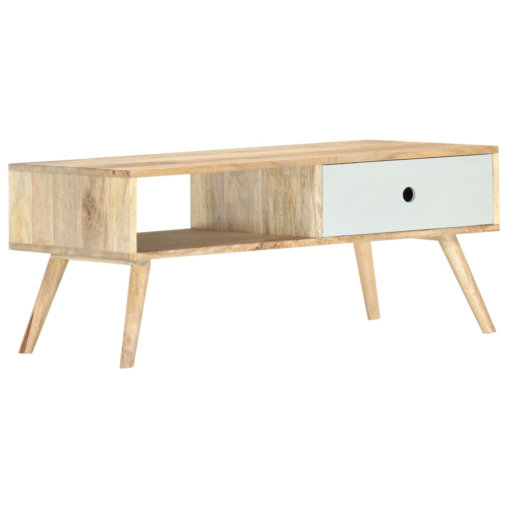Table basse 90x50x40 cm Bois de manguier massif - XIOS