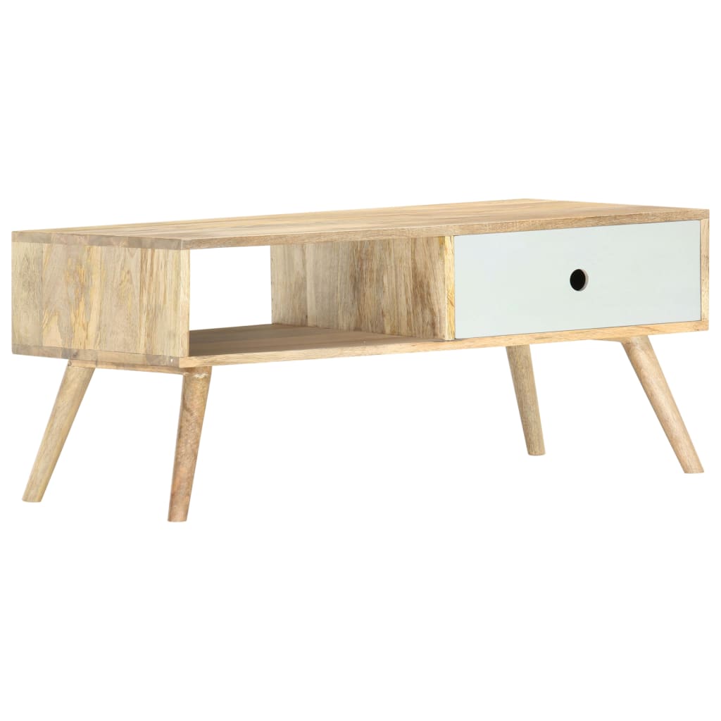 Table basse 90x50x40 cm Bois de manguier massif - XIOS