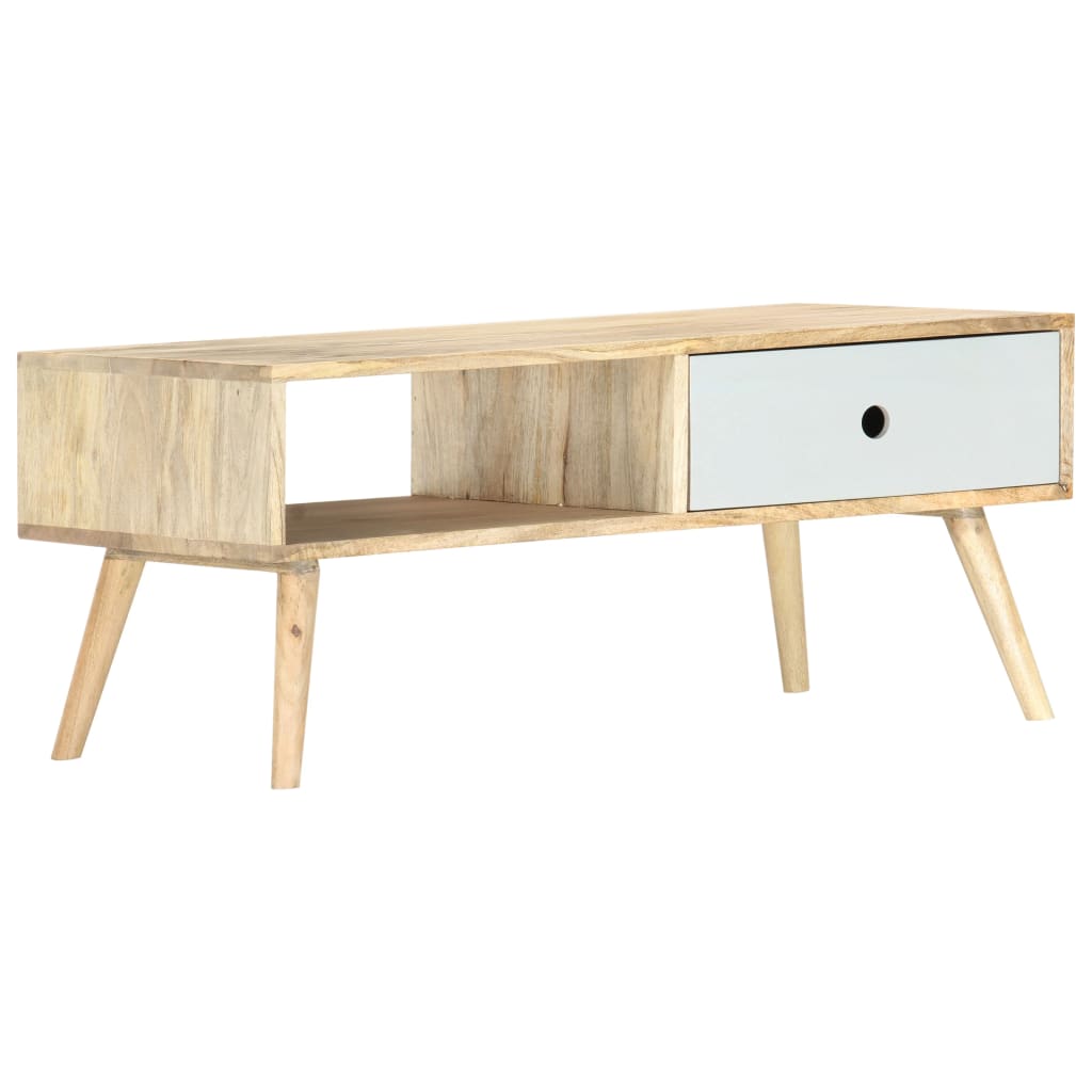 Table basse 90x50x40 cm Bois de manguier massif - XIOS