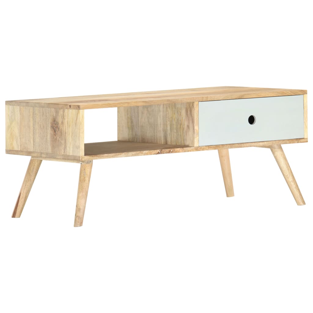 Table basse 90x50x40 cm Bois de manguier massif - XIOS