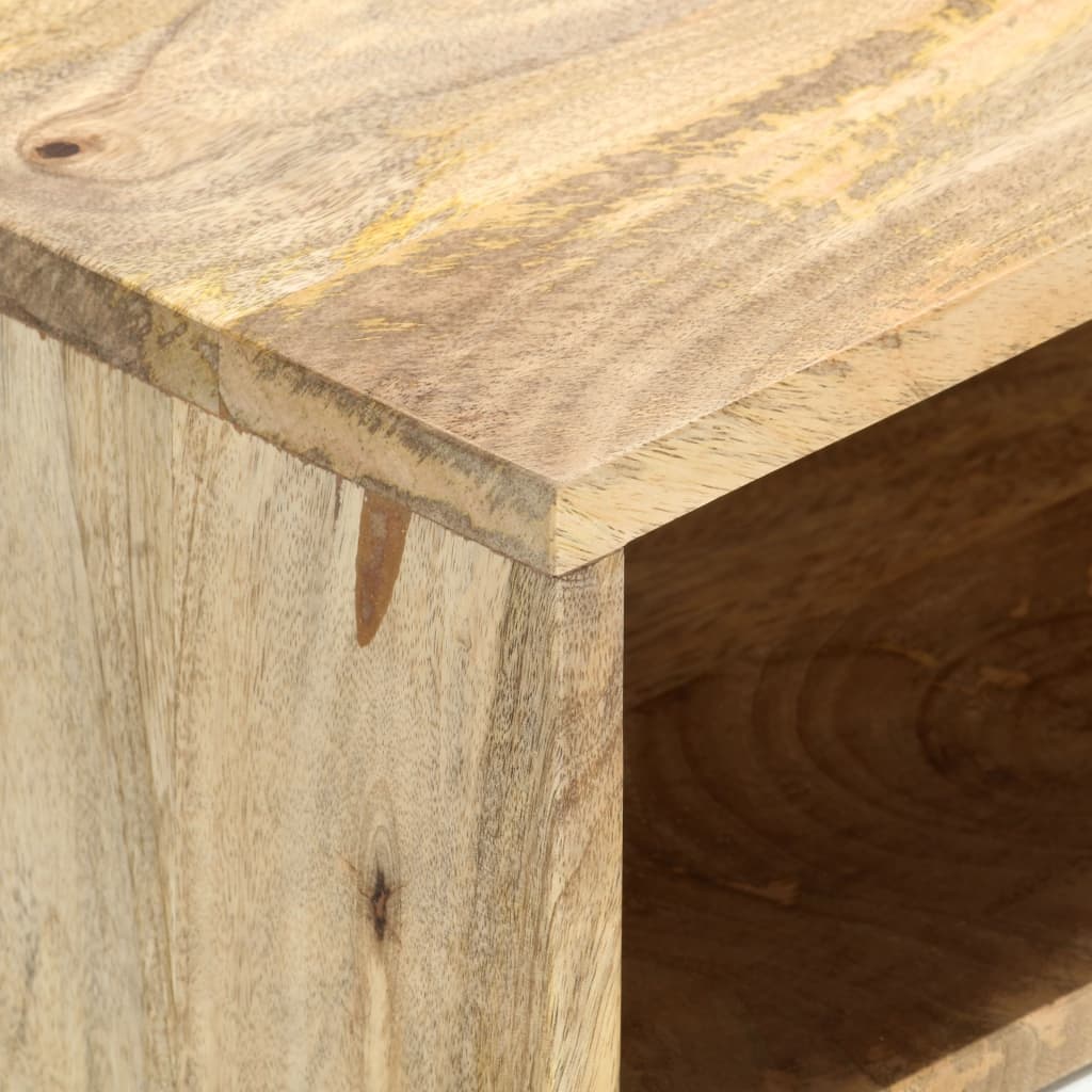 Meuble TV 110x35x48 cm Bois de manguier massif - XIOS
