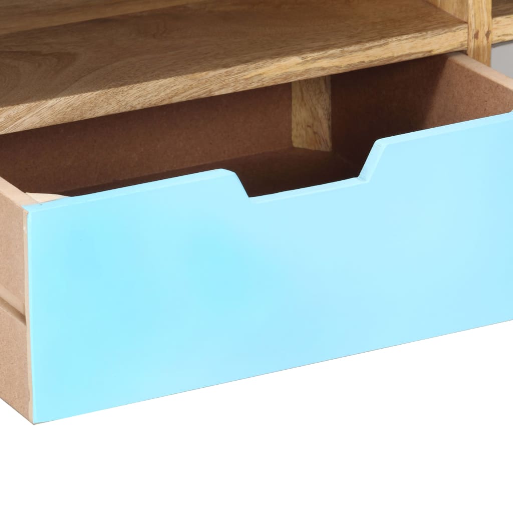 Meuble TV 110x35x48 cm Bois de manguier massif - XIOS
