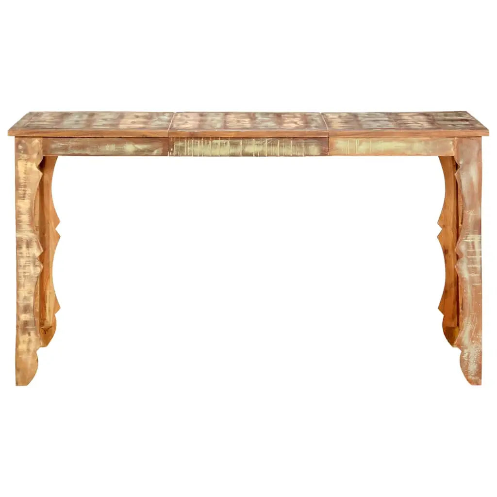 Table de salle à manger 140x70x76cm Bois de récupération massif - XIOS