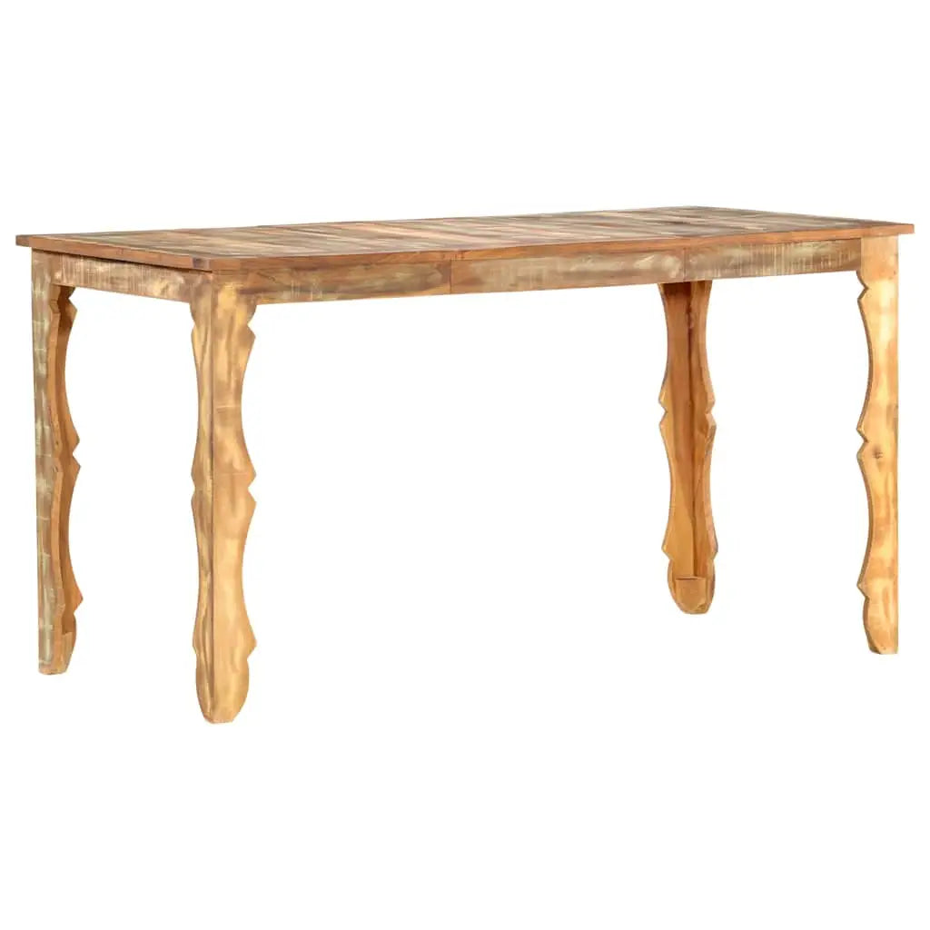 Table de salle à manger 140x70x76cm Bois de récupération massif - XIOS