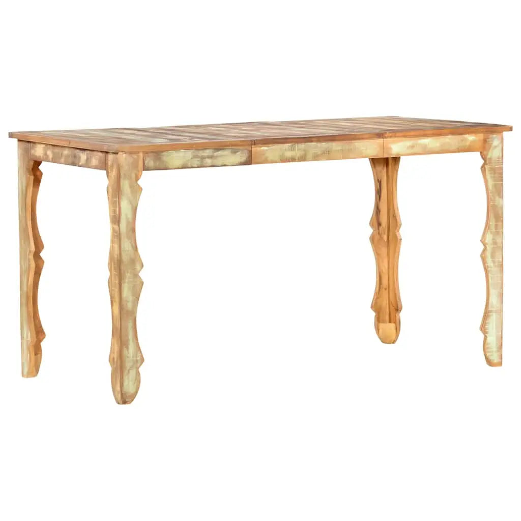Table de salle à manger 140x70x76cm Bois de récupération massif - XIOS
