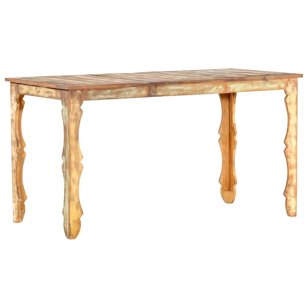 Table de salle à manger 140x70x76cm Bois de récupération massif - XIOS