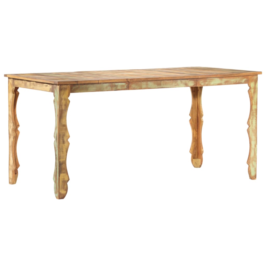 Table de salle à manger 160x80x76cm Bois de récupération massif - XIOS