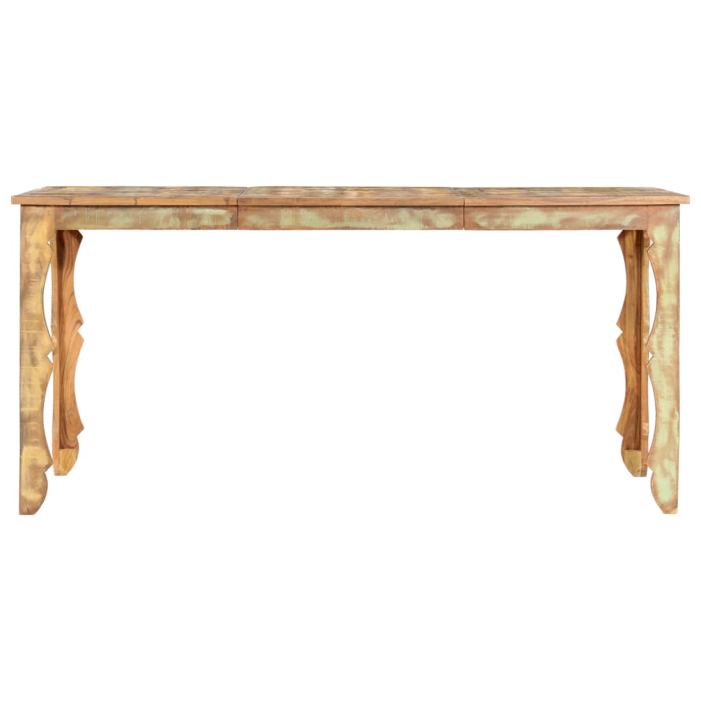 Table de salle à manger 160x80x76cm Bois de récupération massif - XIOS