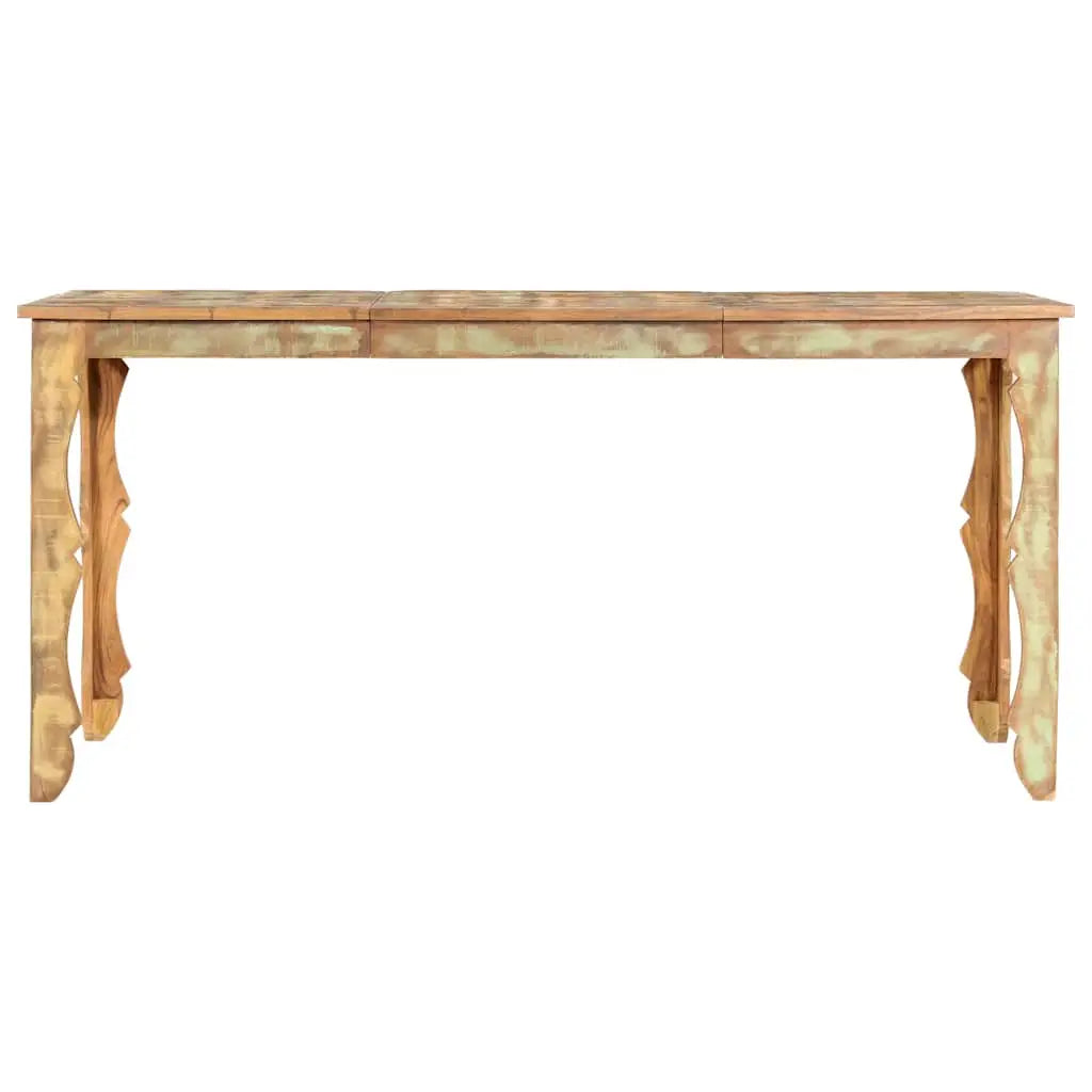 Table de salle à manger 160x80x76cm Bois de récupération massif - XIOS