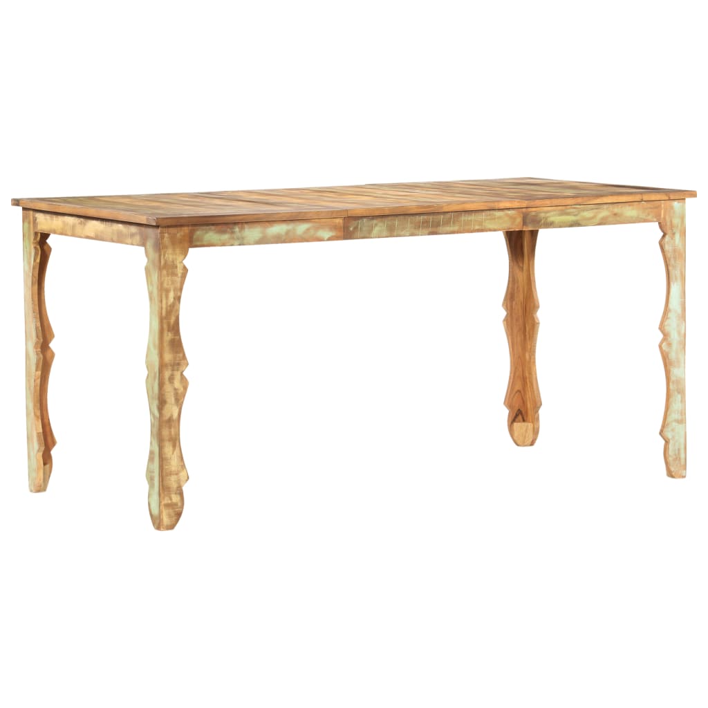 Table de salle à manger 160x80x76cm Bois de récupération massif - XIOS