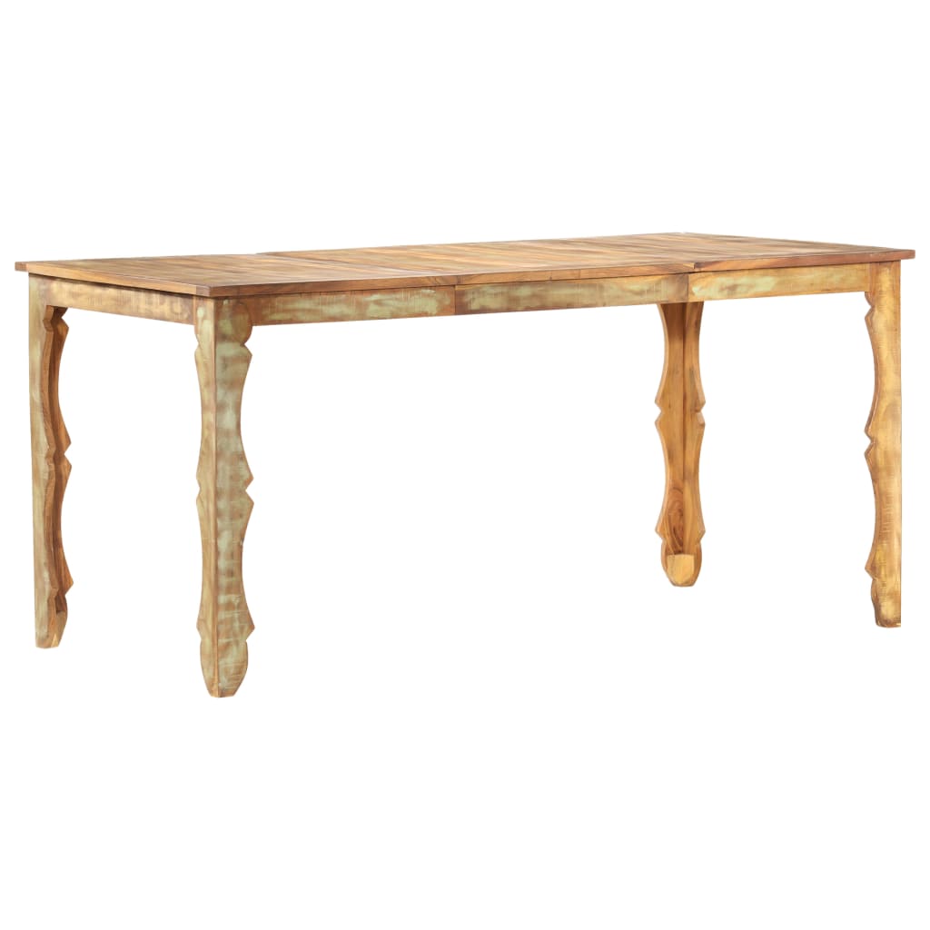 Table de salle à manger 160x80x76cm Bois de récupération massif - XIOS