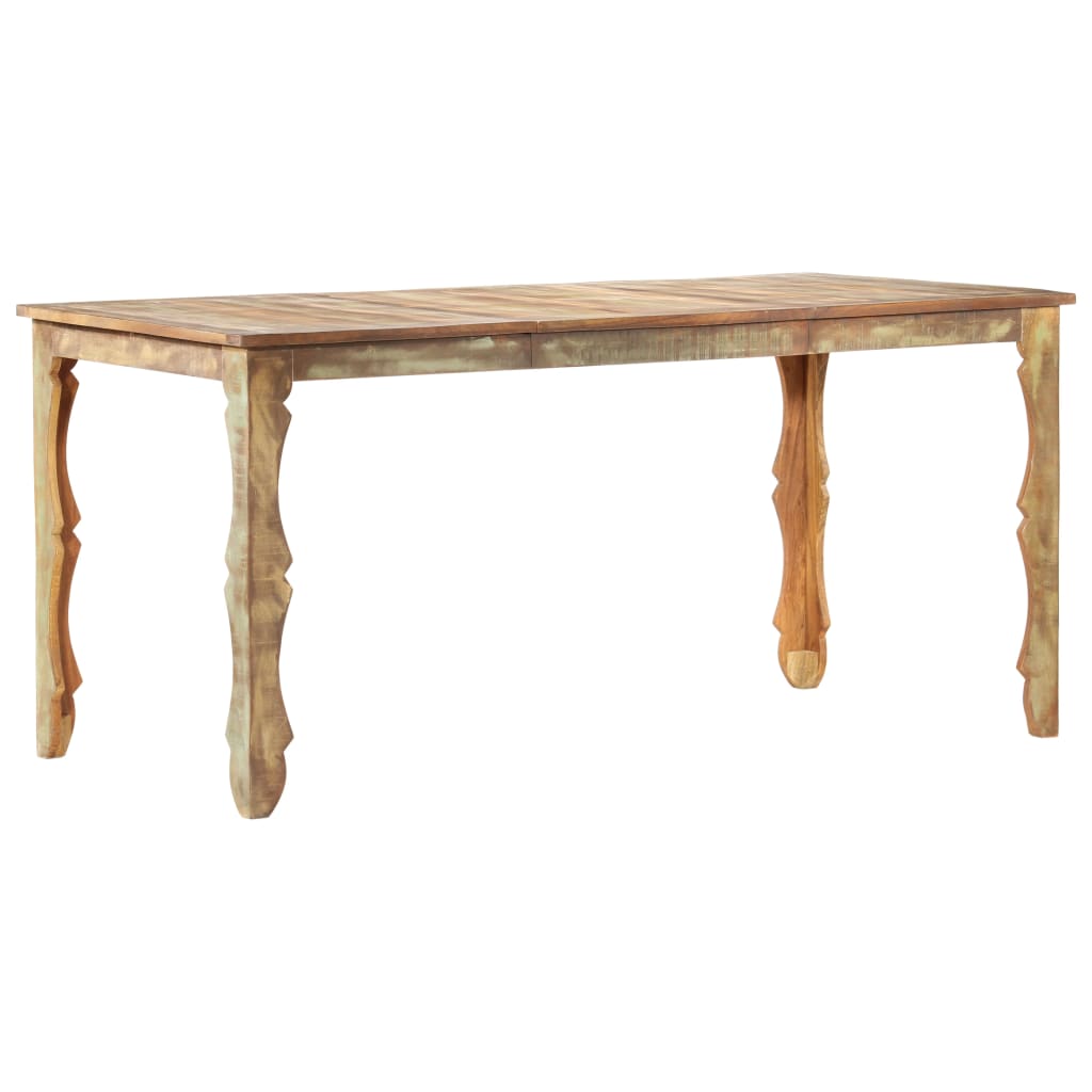Table de salle à manger 160x80x76cm Bois de récupération massif - XIOS