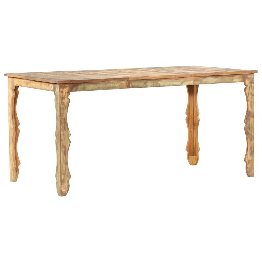 Table de salle à manger 160x80x76cm Bois de récupération massif - XIOS