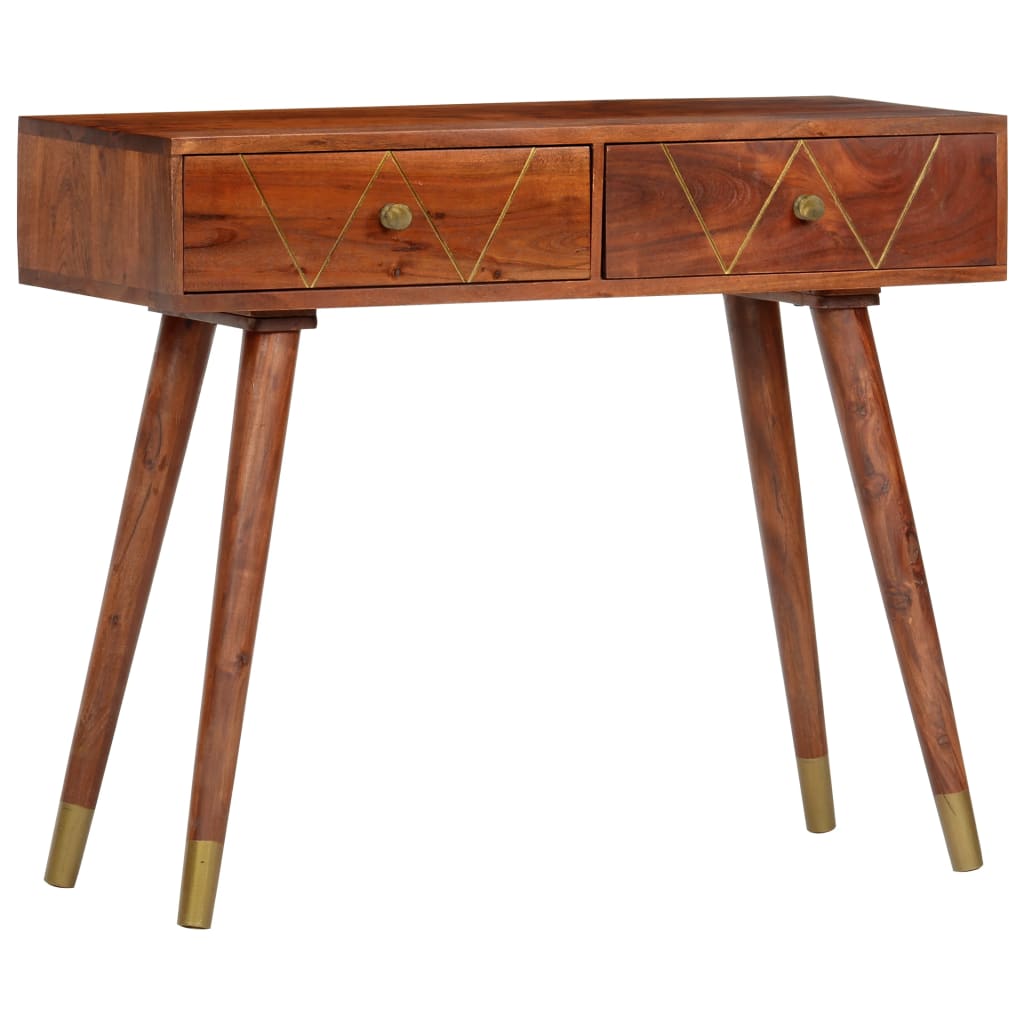 Table console 90x35x76 cm Bois d'acacia massif - XIOS
