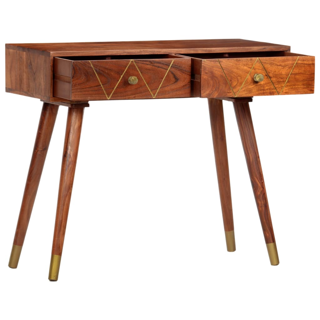 Table console 90x35x76 cm Bois d'acacia massif - XIOS