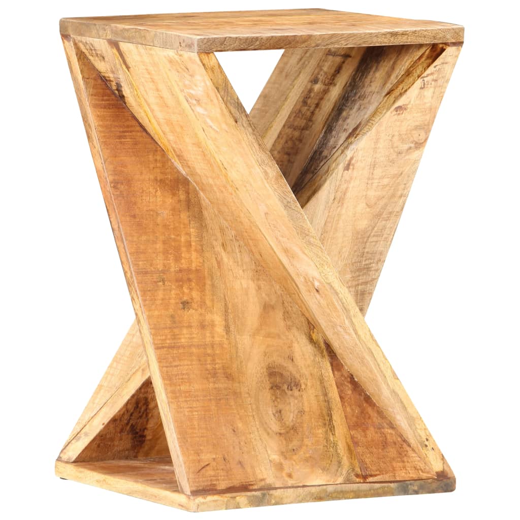 Table d'appoint 35x35x55 cm Bois de manguier massif - XIOS