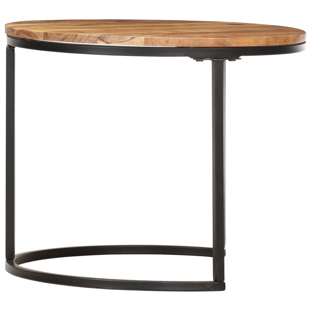 Tables gigognes 2 pcs Bois d'acacia massif - XIOS