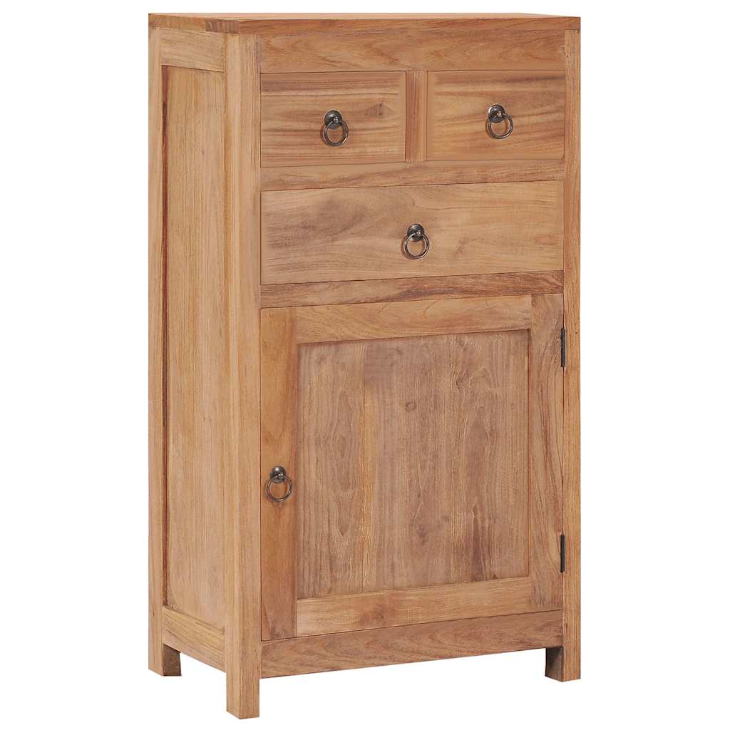 Buffet 50x30x90 cm bois de teck massif - XIOS