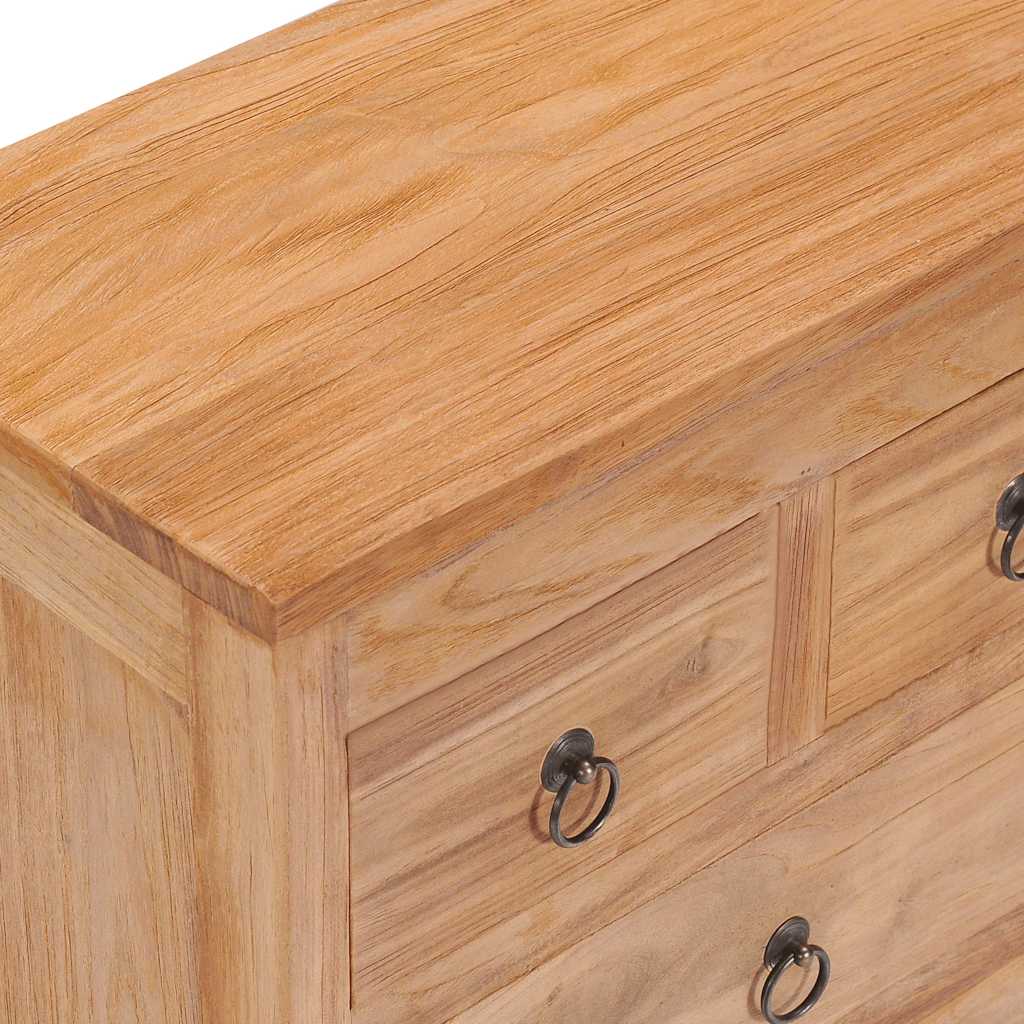 Buffet 50x30x90 cm bois de teck massif - XIOS