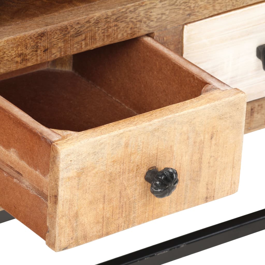 Meuble TV 120 x 30 x 40 cm Bois de récupération massif - XIOS
