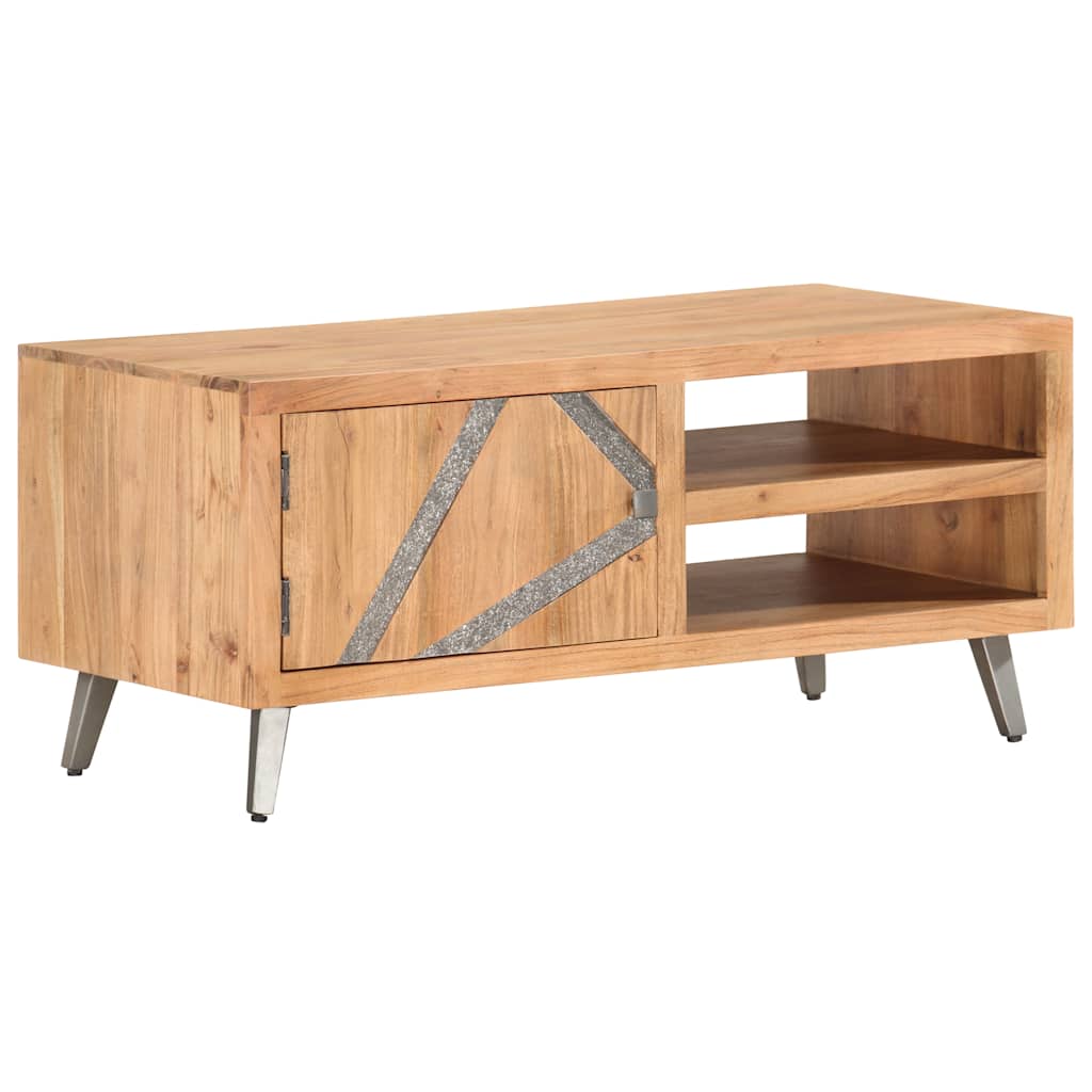 Table basse 90x45x40 cm Bois d'acacia massif - XIOS
