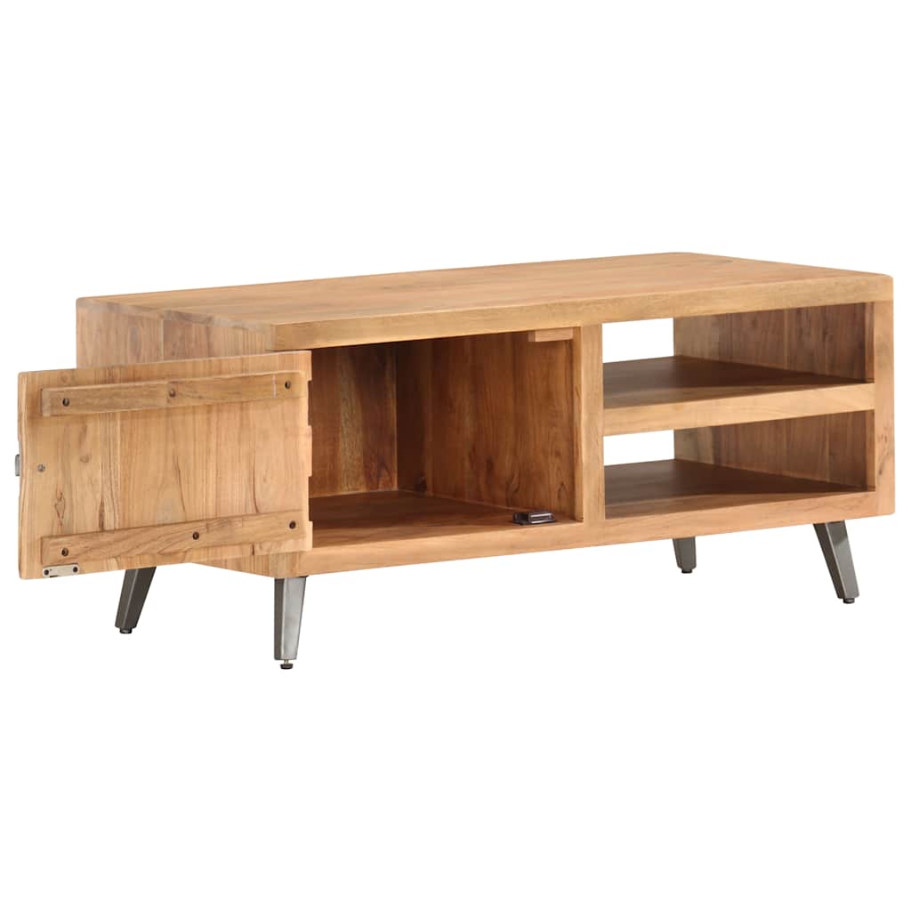 Table basse 90x45x40 cm Bois d'acacia massif - XIOS