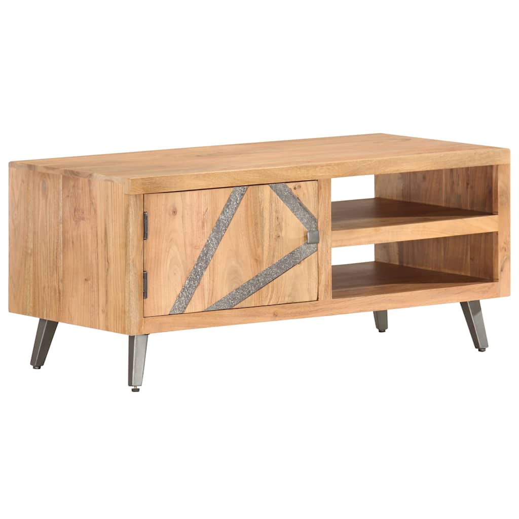 Table basse 90x45x40 cm Bois d'acacia massif - XIOS