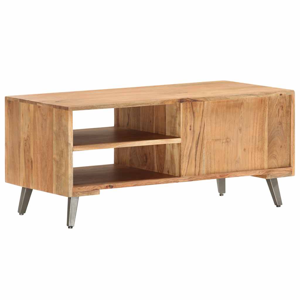 Table basse 90x45x40 cm Bois d'acacia massif - XIOS