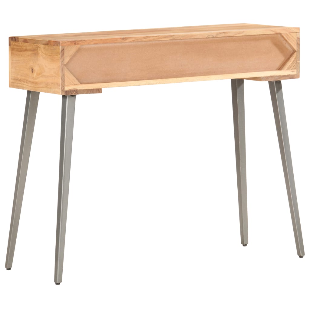 Table console 90 x 30 x 75 cm Bois d'acacia massif - XIOS