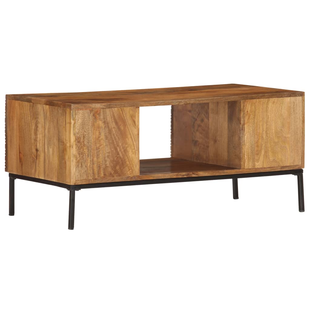 Table basse 90x45x40 cm Bois de manguier massif - XIOS