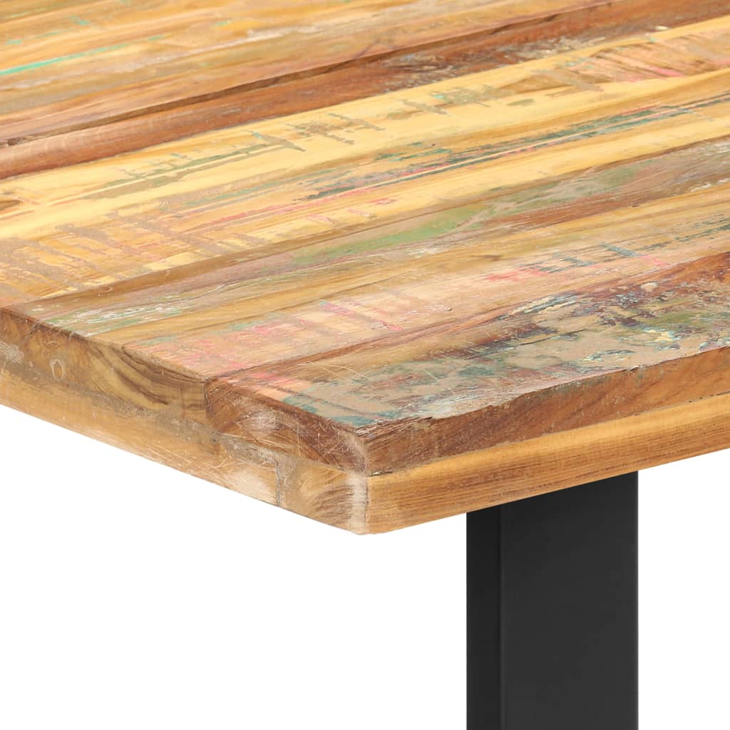 Table de salle à manger 160x80x75cm Bois de récupération massif - XIOS