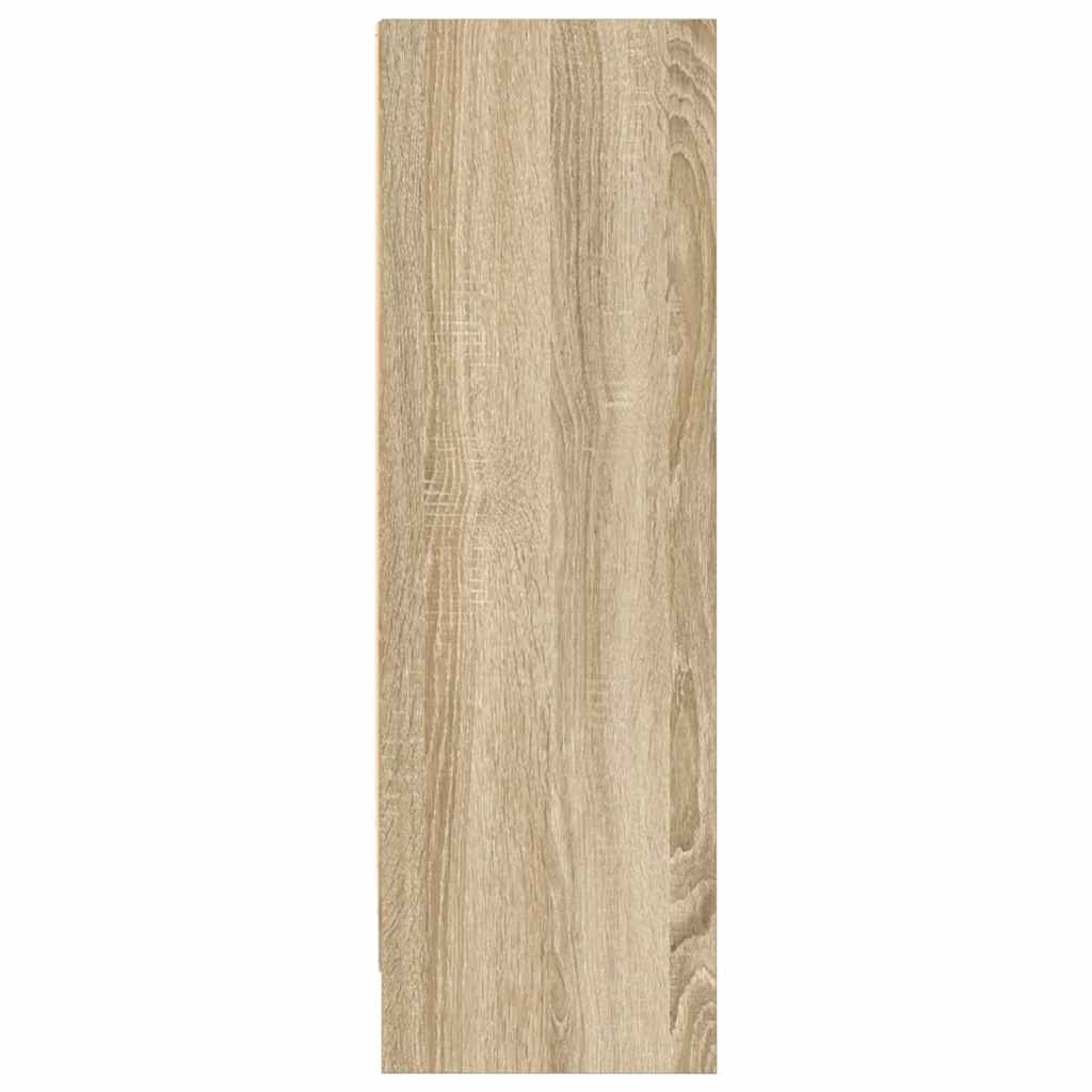 Bibliothèque chêne sonoma 80x24x75 cm bois d'ingénierie - XIOS