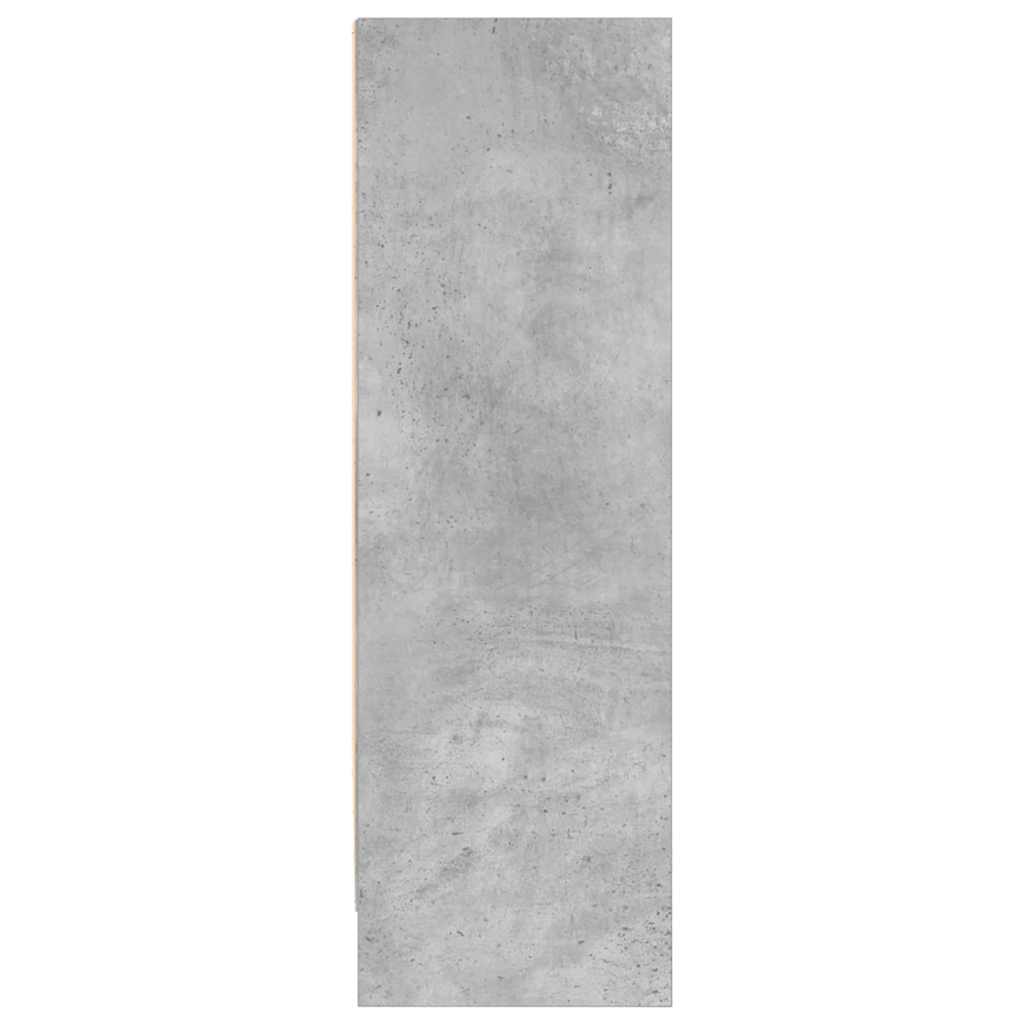Bibliothèque Gris béton 80x24x75 cm Bois d'ingénierie - XIOS