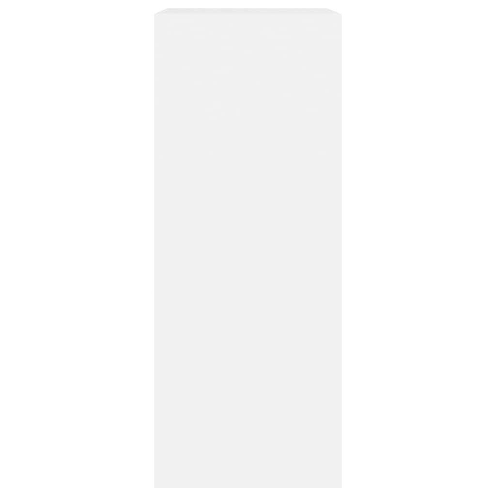 Bibliothèque blanc 60x30x76,5 cm bois d'ingénierie - XIOS