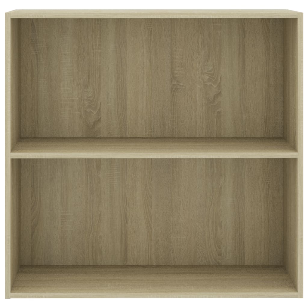 Bibliothèque chêne sonoma 80x30x76,5 cm bois d'ingénierie - XIOS