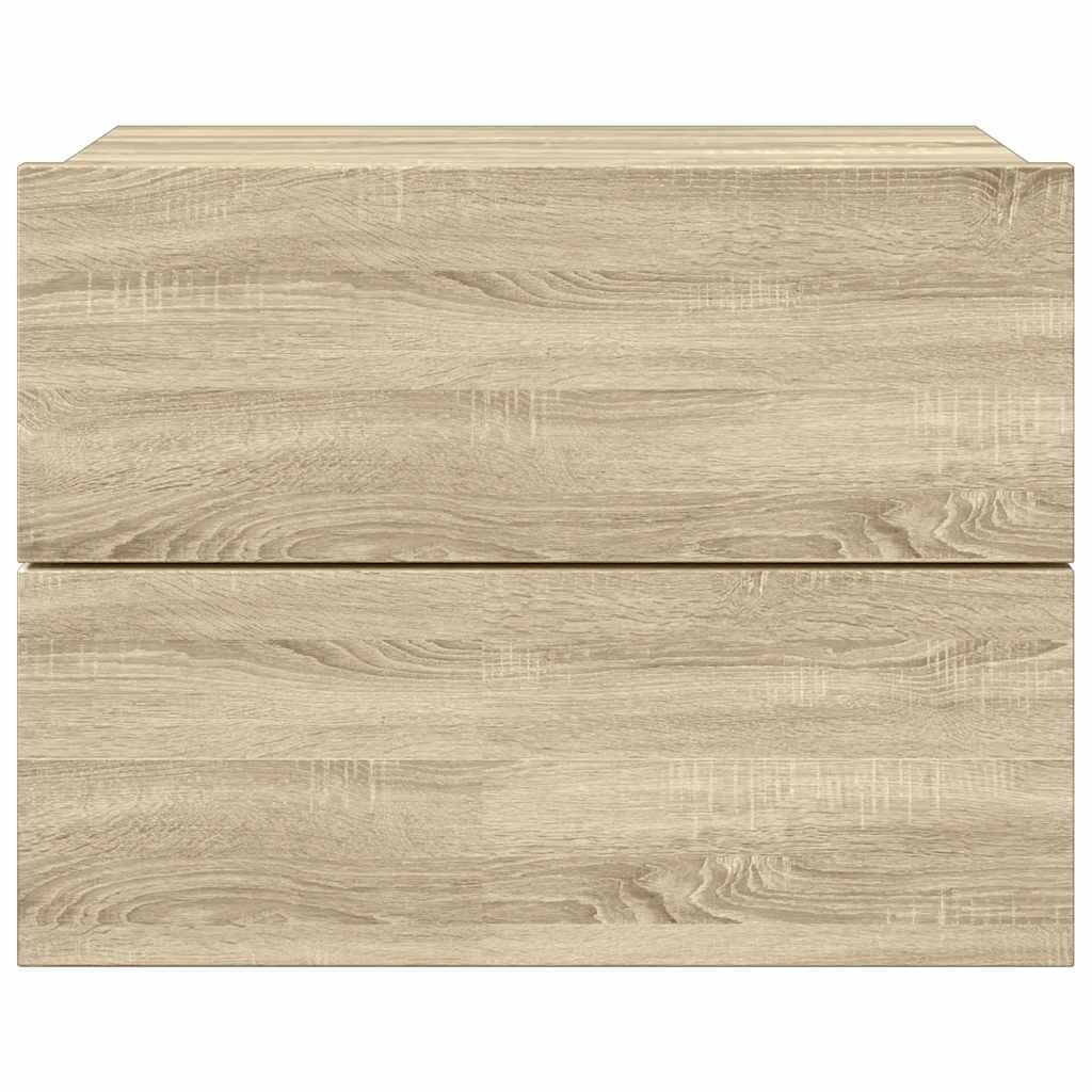 Table de chevet chêne sonoma 40x30x30 cm Bois d'ingénierie - XIOS