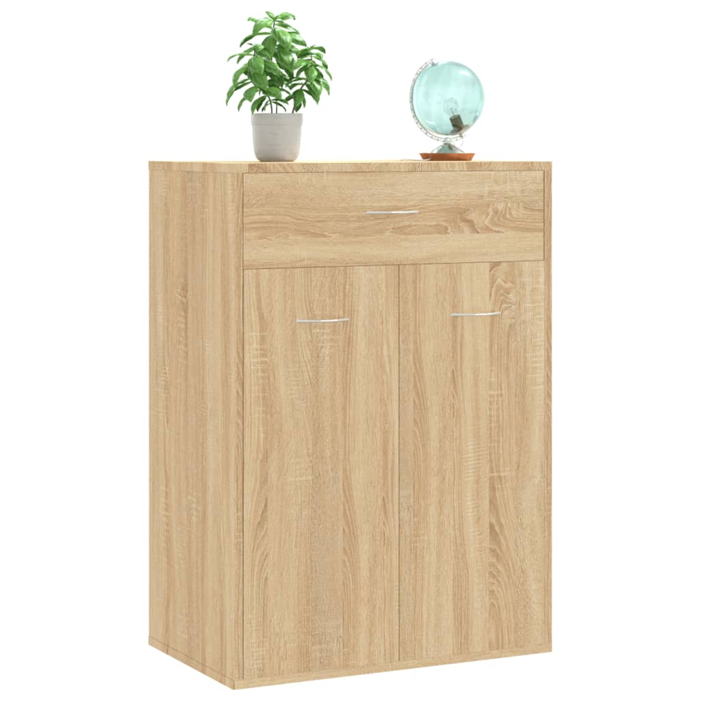 Armoire à chaussures Chêne sonoma 60x35x84 cm Bois d'ingénierie