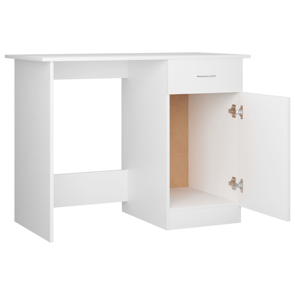Bureau Blanc 100x50x76 cm Bois d'ingénierie - XIOS